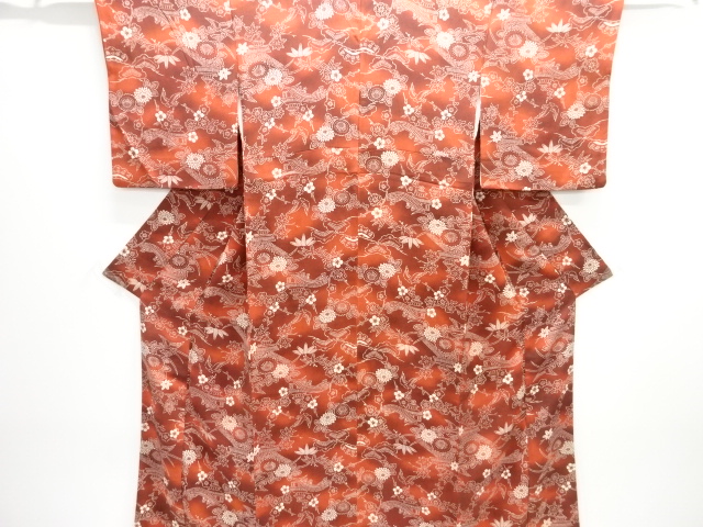 JAPANESE KIMONO / KOMON / CHIRIMEN / HOUSE SCENERY 